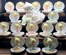 HTF Precious Moments Mermaid Figurine Rare Monthly Collectible Christmas Gift