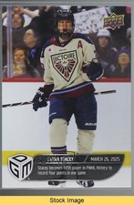 2024-25 Upper Deck PWHL Game Dated Moments Laura Stacey #38 READ 18u1