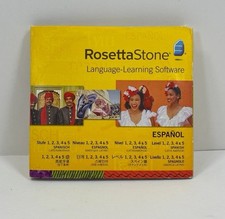 Rosetta Stone Spanish Language Learning Software PC CD-ROM Tested 