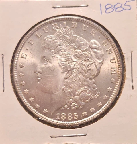 1885 UNCIRCULATED MORGAN SILVER DOLLAR