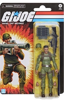 2026 G.I. Joe Classified Series Retro Rafael  Zap  Melendez 6'' Action Figure MOC