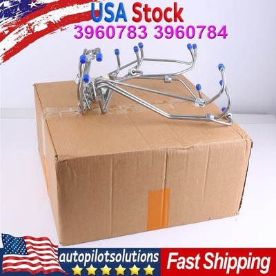 FUEL INJECTOR LINES FOR 89-98 CUMMINS 12V 5.9L 6BT VE OR LUCAS ROTARY PUMP