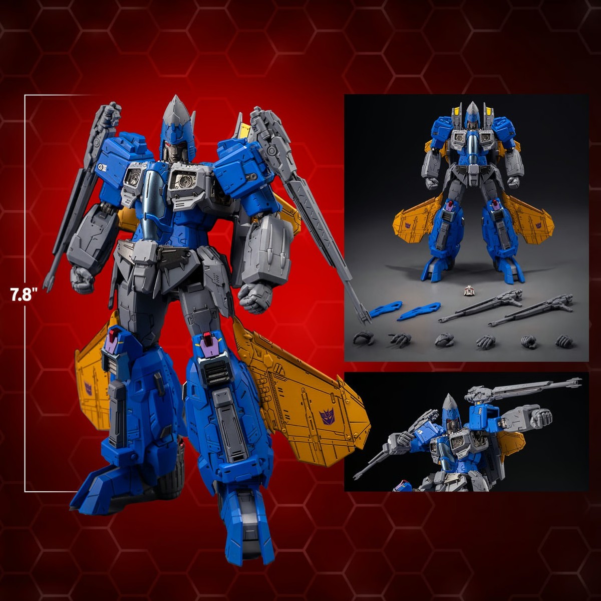 Threezero Transformers MDLX Scale Dirge Diecast Action Figure In