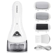 Electric Callus Remover Rechargeable, IPX6 Waterproof, 2 Speed Control - Smooth