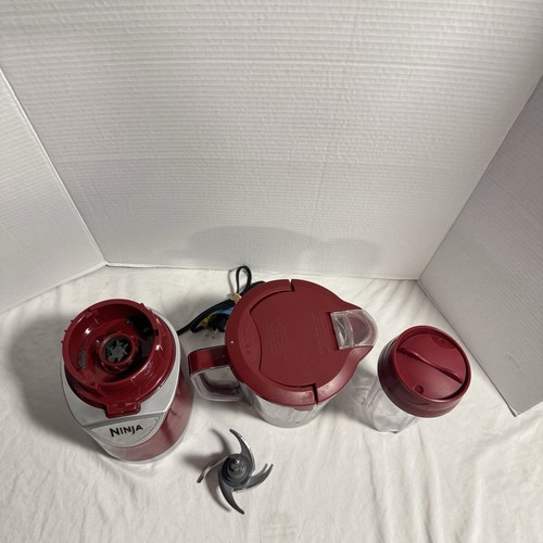 Ninja Pulse BL203 FS Series Red Kitchen System Blender - Tested/Working - Picture 2 of 7