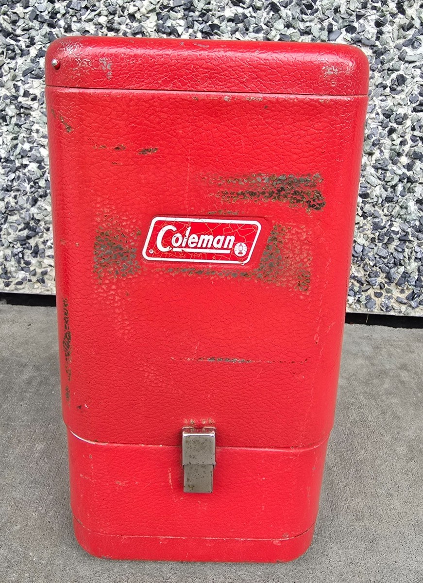 Coleman 赤 200A Vintage 1961 Red Coleman 200A Single Mantle Gas Camping Camp
