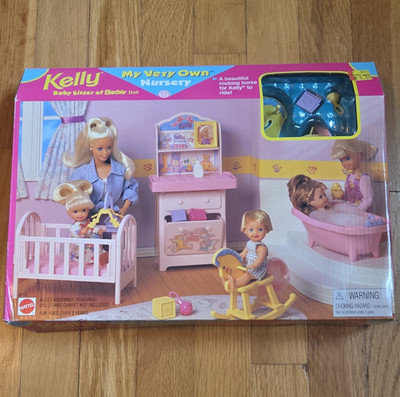 Mattel Barbie Kelly My Very Own Nursery Doll Playset w/Accessories MPN 67716