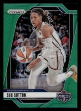 2024 Panini Prizm WNBA - Sug Sutton Green Prizm #51 Washington Mystics