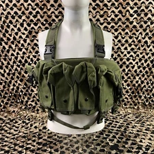 New Defcon Gear 600 Denier AK Tactical Airsoft Belly Rig Vest - OD