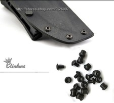 3.7mm or 2.7mm x 6mm screws for 0.08" or 0.06" Kydex Thermoplastic plank Holster