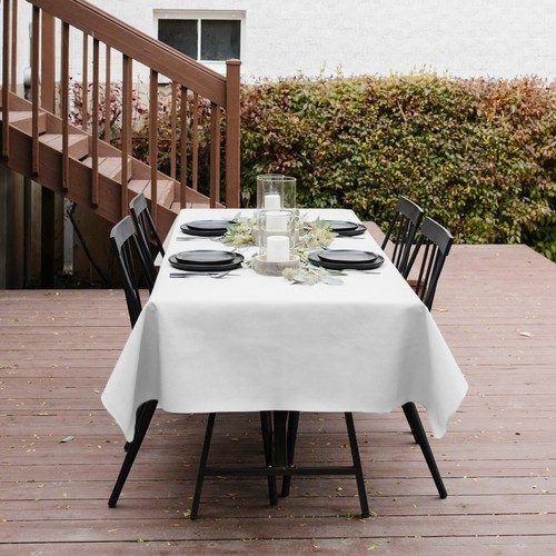 Rectangular, Washable Polyester Tablecloths Wedding Party Dining Banquet Event - Picture 19 of 19