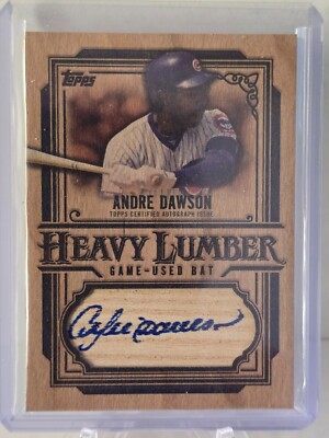 2025 Topps Series 1 Andre Dawson Heavy Lumber Auto SSP | eBay