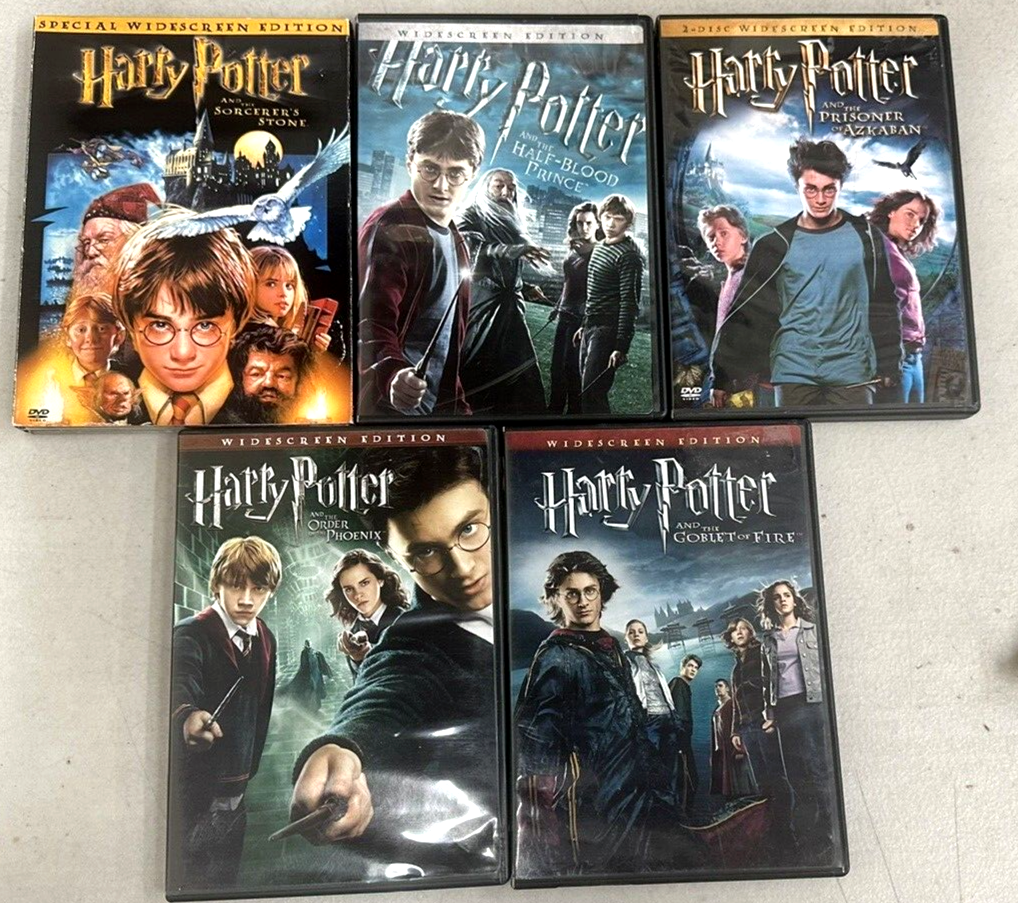 Harry Potter WS DVD 5 Film Collection Order Goblet Prisoner