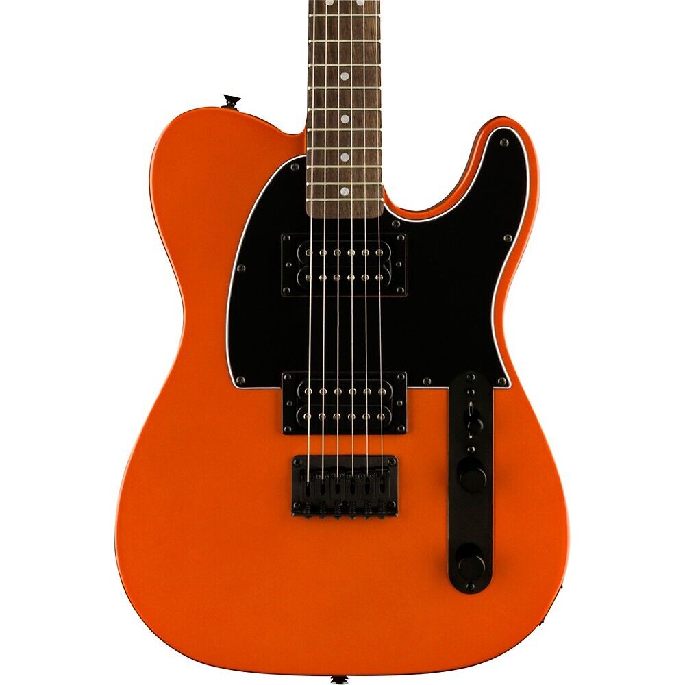 Squier Affinity Telecaster HH Guitar with Matching Headstock Metallic Orange