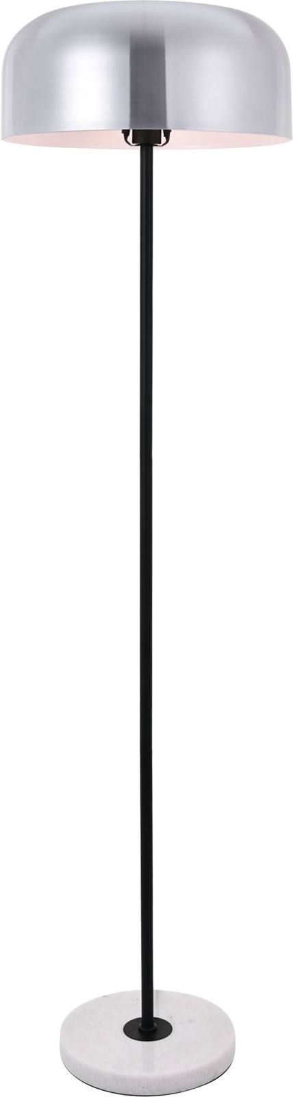 Elegant Brushed Nickel 63 Inch Exemplar Floor Lamp LD4070F16