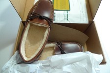 ll bean double lined leather slippers
