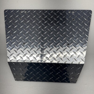 OEM EZGO Medalist/TXT 1996-2013 Diamond Plate Front Shock Bumper Cover, Hardware
