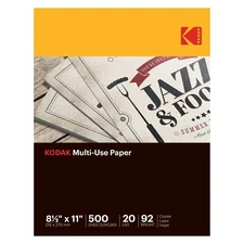 Kodak Printer Paper 20 lb Copy Paper 8.5 x 11, 92 Bright