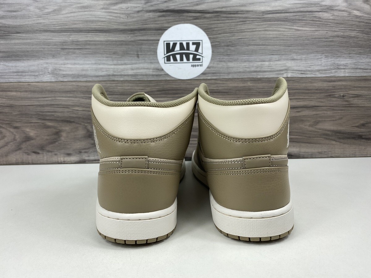 Nike Air Jordan 1 Mid Legend Light Brown Khaki GS Men's (HF4830