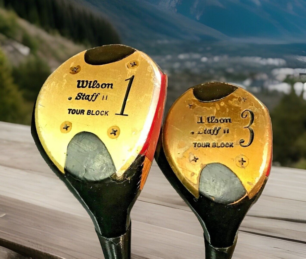 Set of 2 Wilson Staff 3 & 5 Woods Stiff Graphite Shafts Set of 2 Wilson Staff 3 & 5 Woods Stiff Graphite Shafts