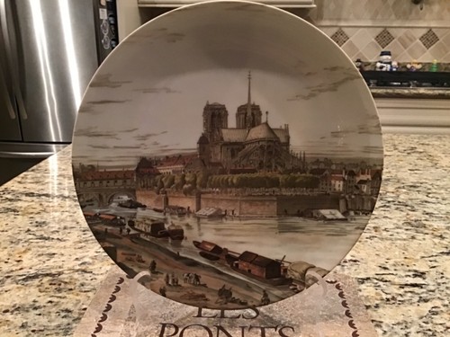 Les Ponts De Paris ~ Die Brücken von Paris ~ Kathedrale Notre Dame Frankreich ~ Teller - Bild 3 von 10