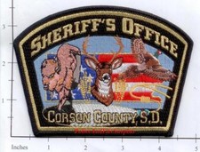 South Dakota - Corson County Sheriff's Office SD Police Dept Patch