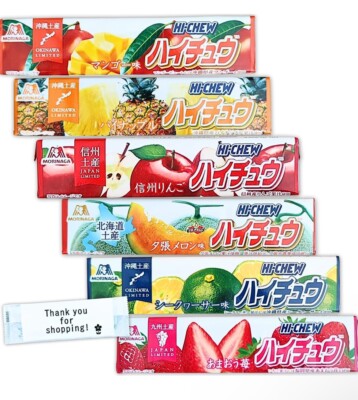 hi chew candy Japanese Products local flavor 5 set