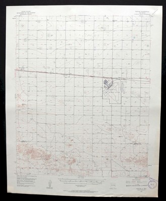 1957 Portair New Mexico Cannon AFB Clovis Vintage USGS ...