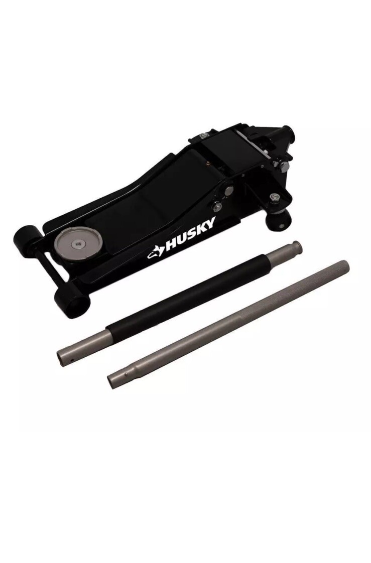 ヒロ@YK Husky Low Profile Car Jack 2.5-Ton Lift Capacity Hydraulic
