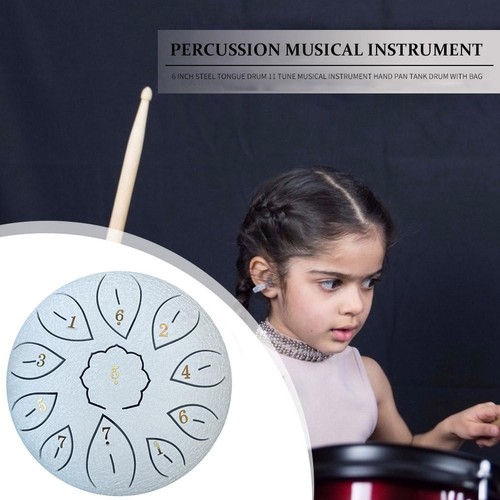 6-inch Hand Drum Tongue Instrument Ethereal Drum Kid Beginner Handheld Tank Drum - Bild 10 von 11