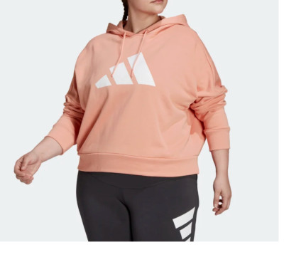 adidas Sportswear Women's Future Icons Ambient Blush hoodies (H24077)  1X/2X/3X
