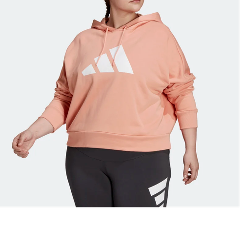 blush pink adidas hoodie