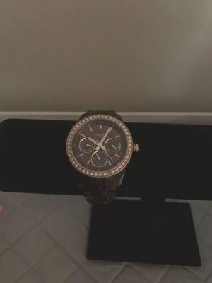 fossil tortoise shell watch