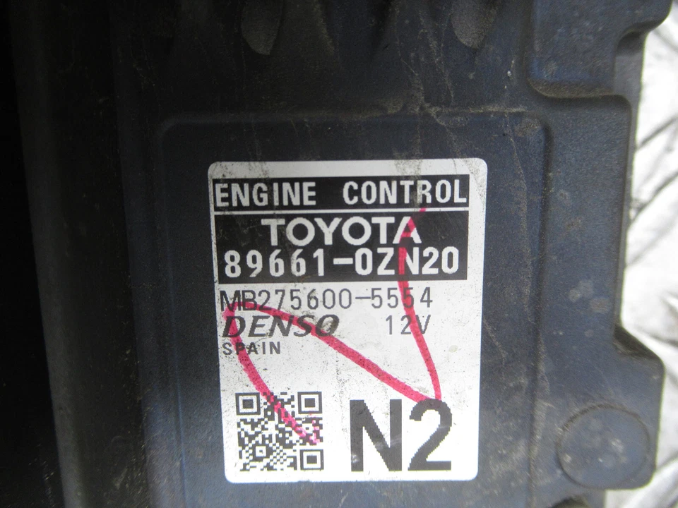 2016 TOYOTA AURIS VVT-I 1.2 PETROL AUTO MK2 5DRS ENGINE ECU (8NR-FTS) REF20816 - Image 4 of 4