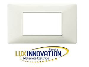 VIMAR 14653.02 PLACCA 3 MODULI AVORIO SERIE PLANA