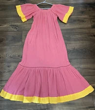 Rhode Resort Off Shoulder Midi Dress XS