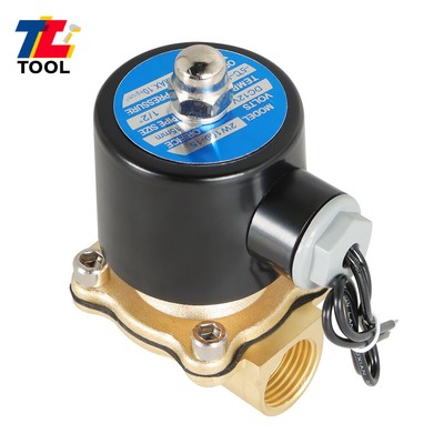 B21V-1/2-CC-12VDC Brass Electric Valve NPT Gas Water Air Normally Closed