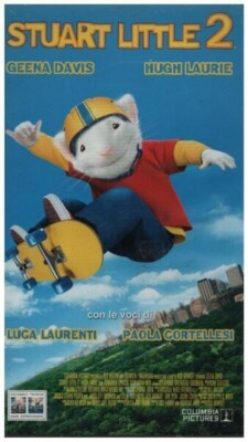 VHS Geena Davis / Hugh Laurie Stuart Little 2 ITALIAN NEW OVP Columbia Tris