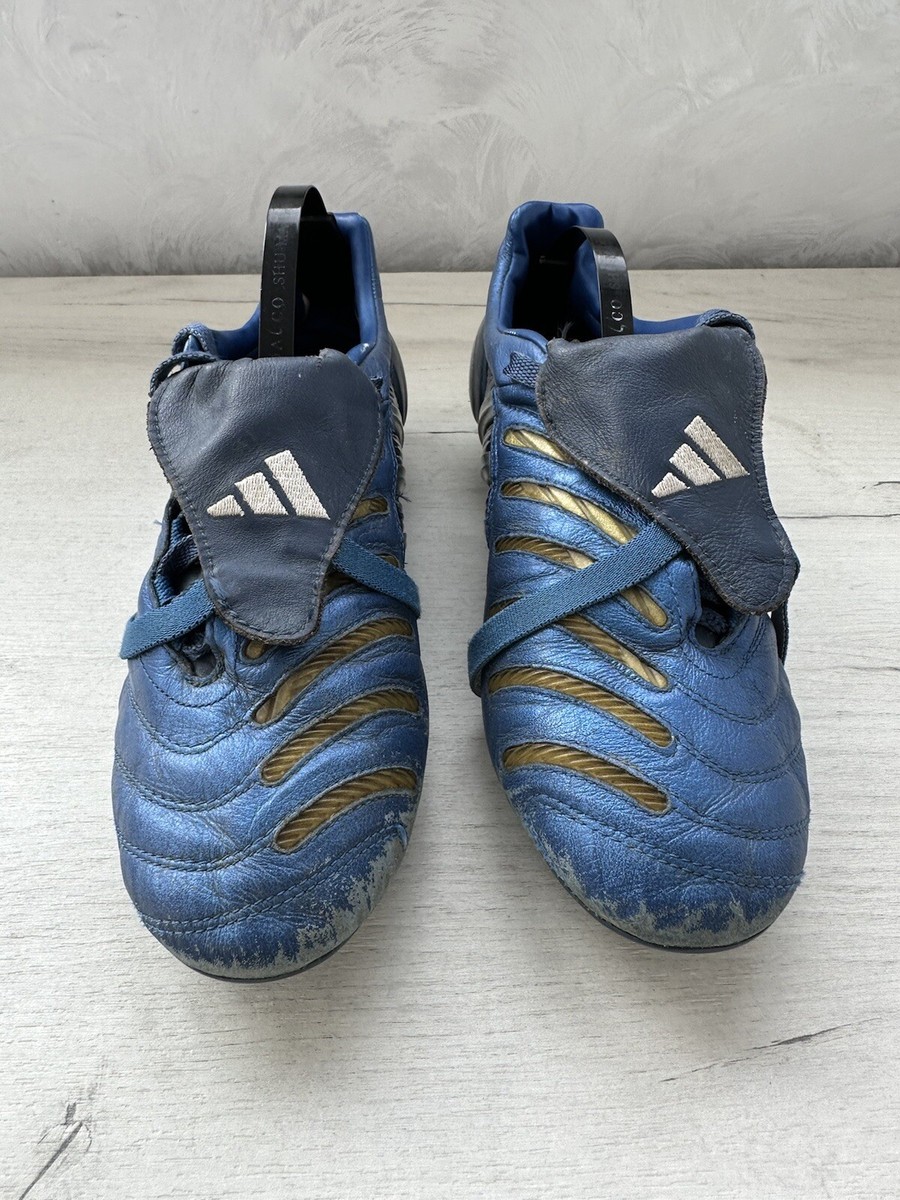 Adidas Predator Pulse FG Blue Metallic Football Cleats Soccer