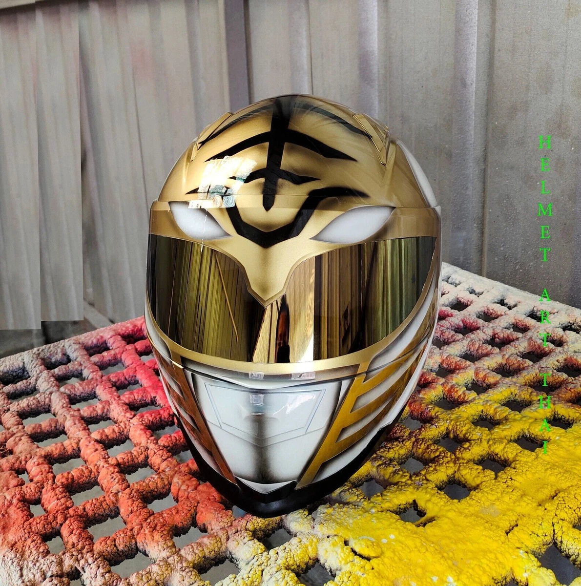 POWER RANGER CUSTOM MOTORCYCLE HELMET