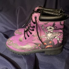 Disney Jack Skellington Nightmare Before Christmas Boots Size 40 Halloween