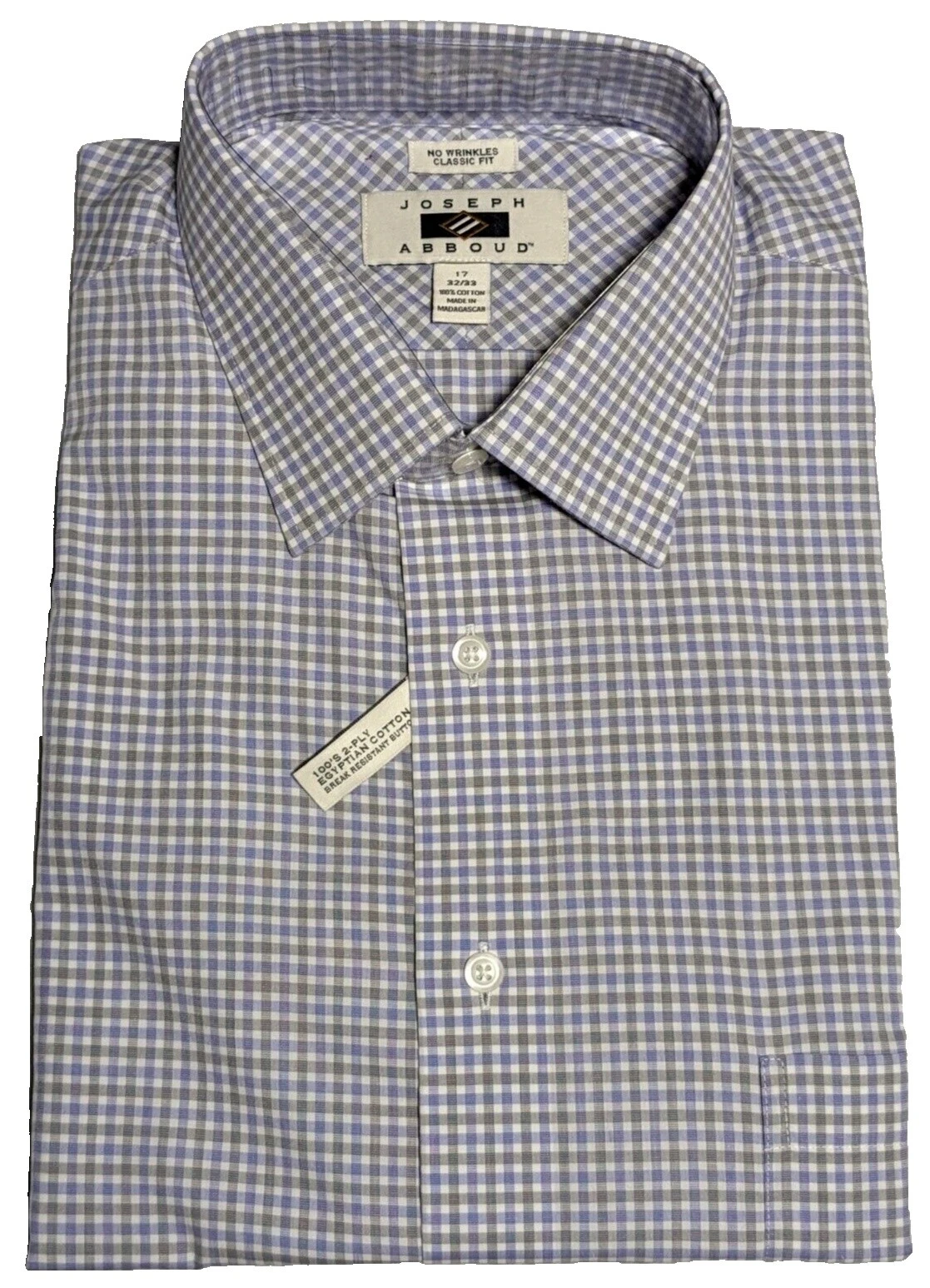 Camisas para hombre Joseph Abboud talla 17