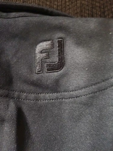 Footjoy Mens Short Sleeve Golf Polo Shirt Size XL Black - Picture 8 of 8