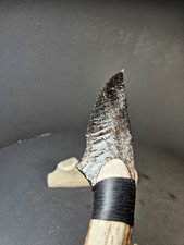 Stunning Silver Sheen Obsidian Knife~unique Hnadle~High QUALITY~Buscraft~Western