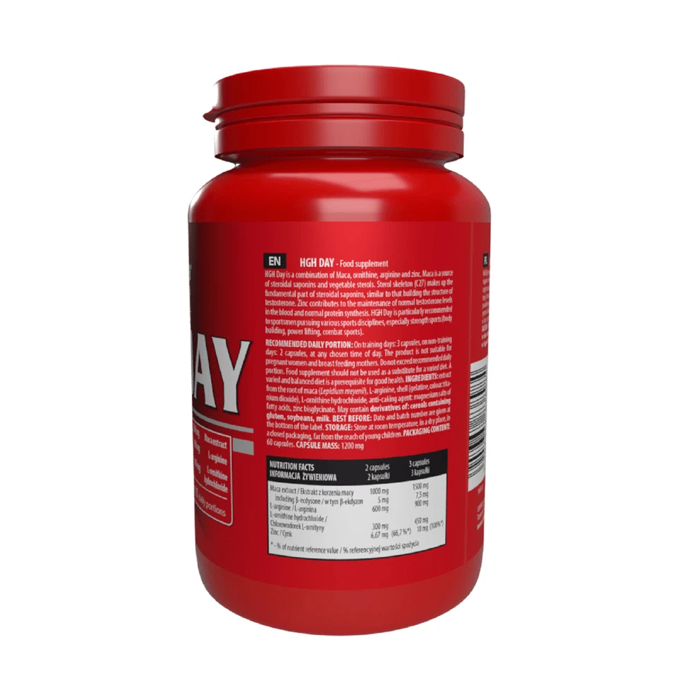 ACTIVLAB HGH DAY - 60-180 Kaps -Muskelaufbau Arginin Testosterone Hormon Booster - Bild 2 von 2