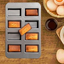 Carbon Steel Loaf Tins Mini Muffin Bakery Mold Financial Cake Mold Baking Tray