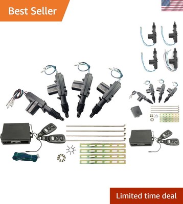 Compact Keyless Entry System with Wireless Remote for Enhanced Vehicle Security