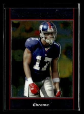 Plaxico Burress 2007 Bowman Chrome #BC205 New York Giants