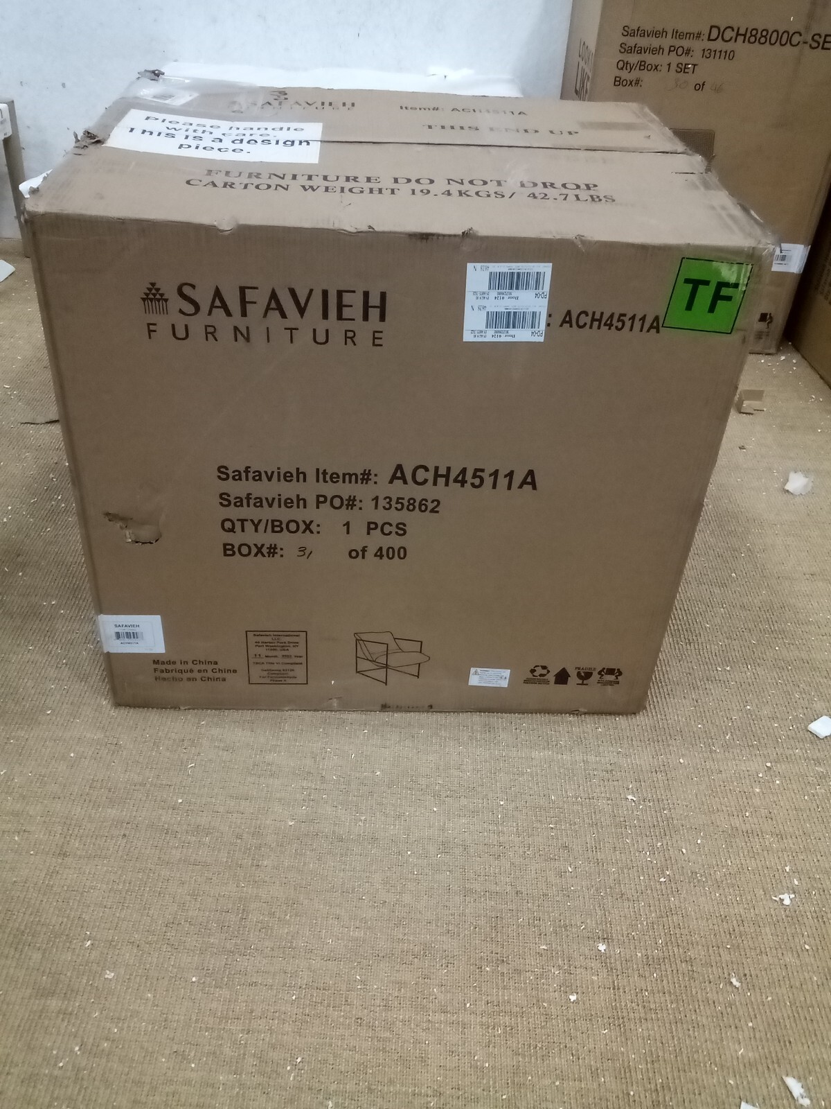 Safavieh PORTLAND PILLOW TOP ACCT CHAIR, Reduced Price 2172724471 ACH4511A eBay