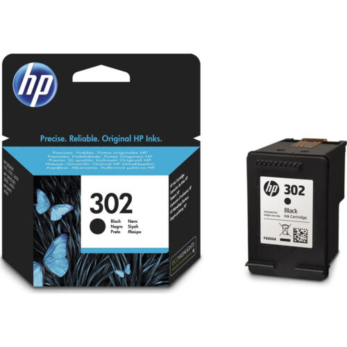 Original HP 302 Cartouche d'encre Noir(e) Deskjet 1110 2130 3630 Authentique - Photo 1/2